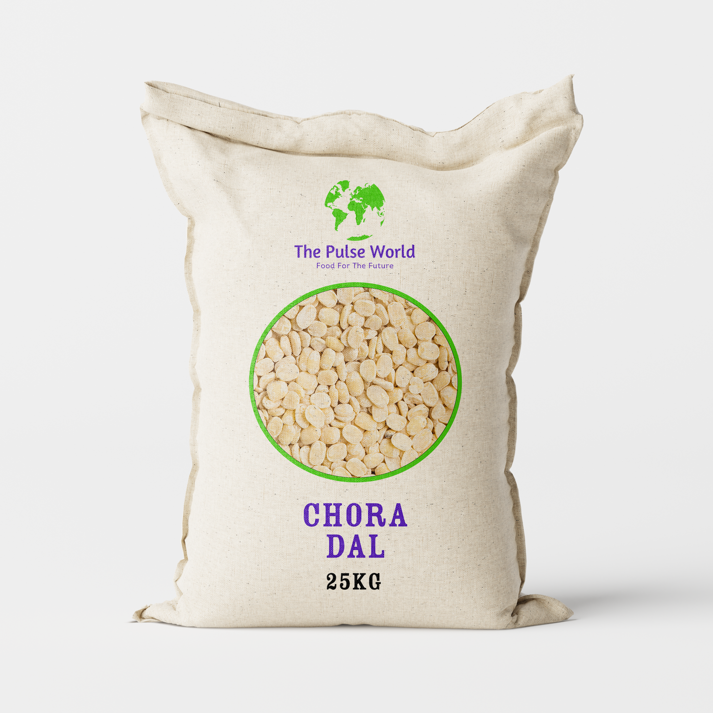 Huskless Split Black Eye Beans (Chora Dal) 20Kg